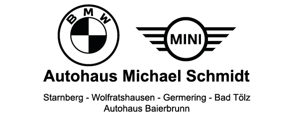 Logo des Autohauses Michael Schmidt, offizieller Partner für BMW und Mini in Starnberg, Wolfratshausen und Bad Tölz.